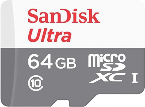 Купить Флеш карта microSDXC 64Gb Class10 Sandisk SDSQUNR-064G-GN3MA Ultra + adapter в Липецке фото 3
