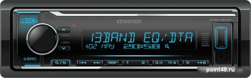 Автомагнитола Kenwood KMM-304Y 1DIN 4x50Вт в Липецке от магазина Point48